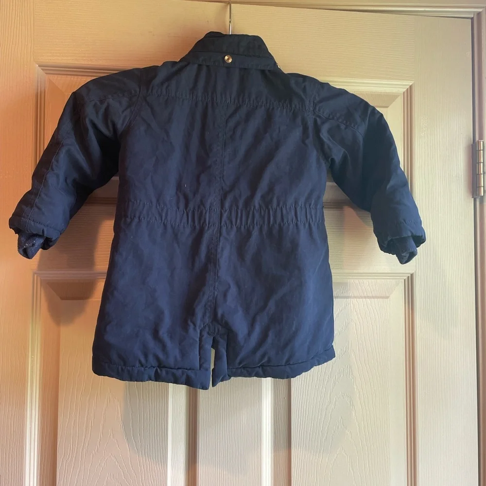 L.O.G.G. by H&M Navy Kids Fur-Lined Jacket, Size 2-3‎ Years